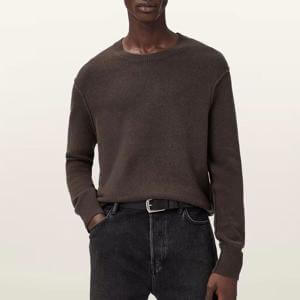 AllSaints Statten Ramskull Crew Neck Jumper